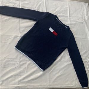Tommy H. Flag Logo Sweater